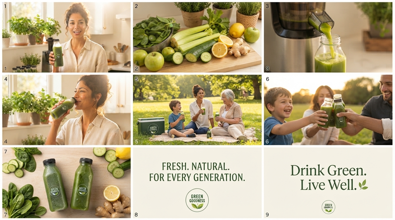 Green Juice AI Campaign